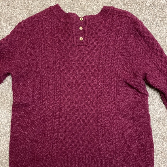 Maroon Blarney Aran Originals sweater - Picture 4 of 9